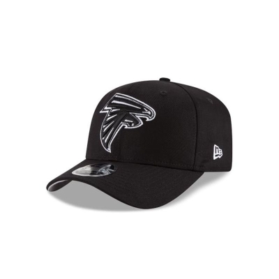 Black Atlanta Falcons Hat - New Era NFL Stretch Snap 9FIFTY Snapback Caps USA4908561